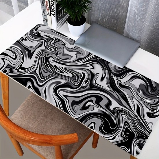 Trendy street art diatom mud mouse pads, gaming desktop absorbent and quick-drying desk mats, premium non-slip office mats.