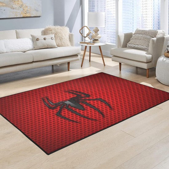 Cross-border Marvel Spider-Man living room carpet, esports room decorative bedside rug, stain-resistant and wear-resistant coffee table mat in stock