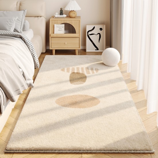 Simple striped imitation cashmere bedroom decorative non-slip rugs, thickened carpets for windowsills and bay windows In stock, available for shipping. Simple striped imitation cashmere bedroom decorative non-slip rugs, thickened carpets for windowsills and bay windows In stock, available for shipping.