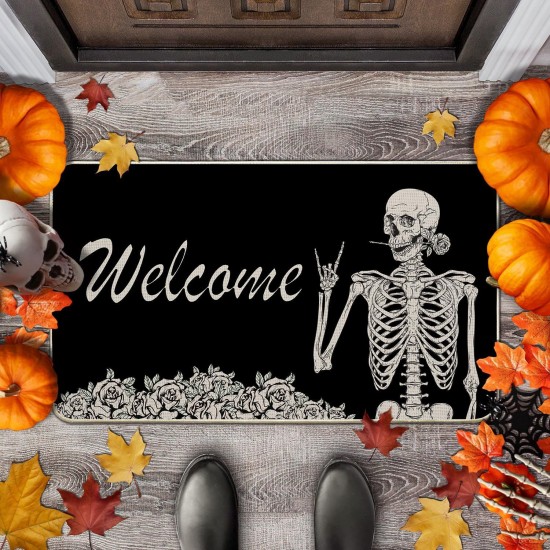 Cross-border Amazon Halloween-themed floor mat, home entryway, non-slip, stain-resistant, wear-resistant, easy-care mat Cross-border Amazon Halloween-themed floor mat, home entryway, non-slip, stain-resistant, wear-resistant, easy-care mat