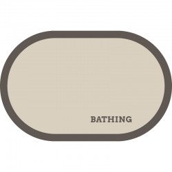 Diatom mud bathroom floor mat, absorbent, non-slip mat, quick-drying bathroom door mat, semi-circular simple floor mat, wholesale