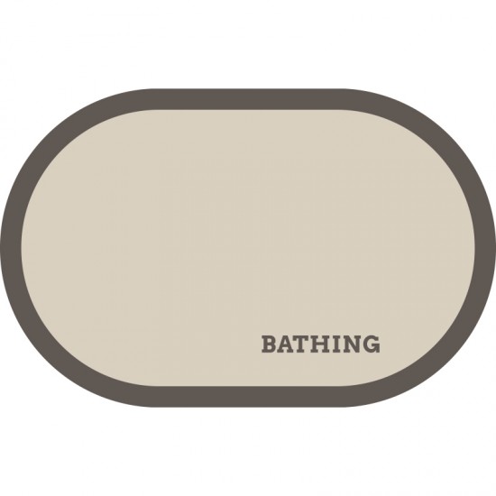 NEXTECHBIZ Diatom mud bathroom floor mat, absorbent, non-slip mat, quick-drying bathroom door mat, semi-circular simple floor mat, wholesale